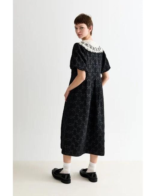 midi long sleeve dress for wedding Long Sleeve Floral Print Midi Dress – HAREM's Brides