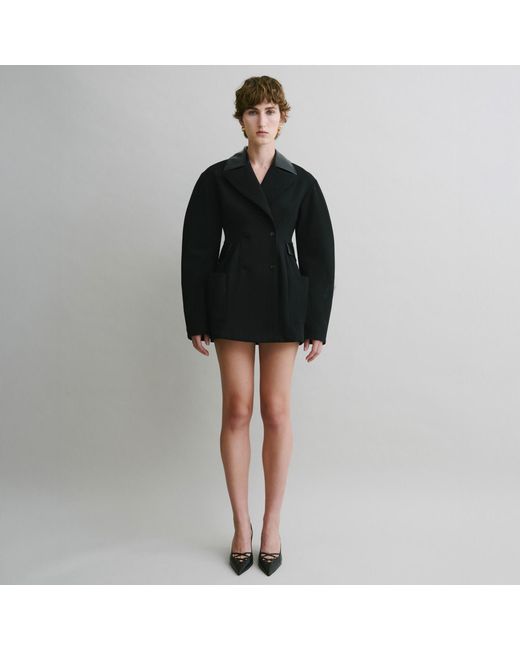 Luroq London Black Blazer Sculpt Dress