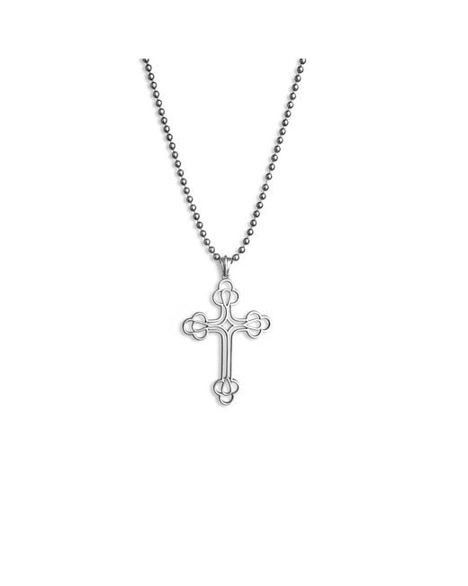 Leni James Metallic The Midi Billie Cross Necklace