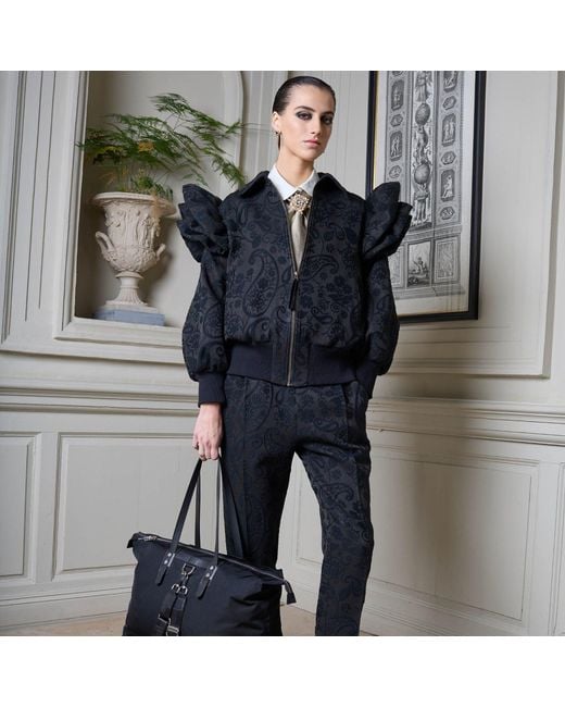 AOIFE Black Bomber Jacket