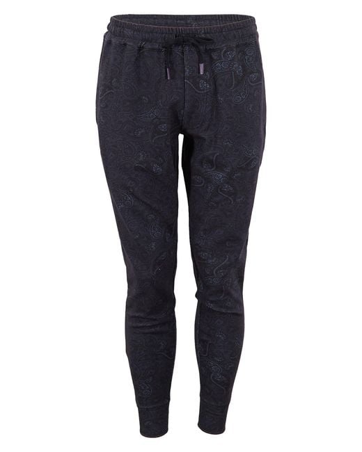 Lords of Harlech Blue Jay Montgat Paisley Jogger Pant for men