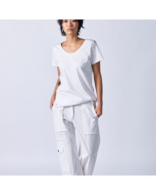 Dref White Capable Pant