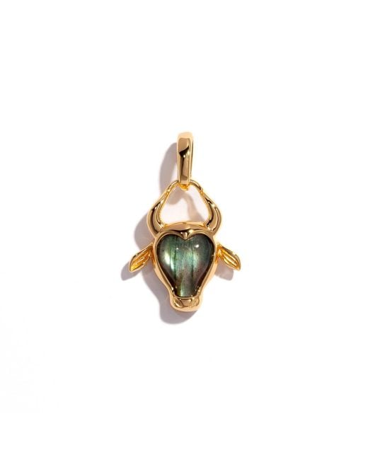MARIE JUNE Jewelry Metallic Golden Bull Pendant