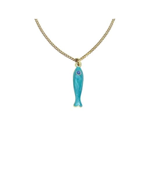 Rachel Nathan Blue Marine Necklace