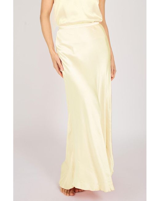 Traffic People Yellow Neutrals Wisdom Whispers Sade Skirt