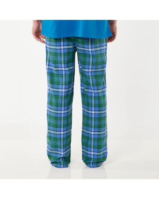 Lounge Blue Soft, Breathable Organic Brushed Cotton Loungewear Trousers