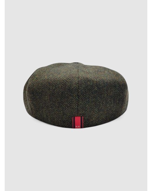 Mister Miller - Master Hatter Green Riley's Races Bakerboy Cap for men