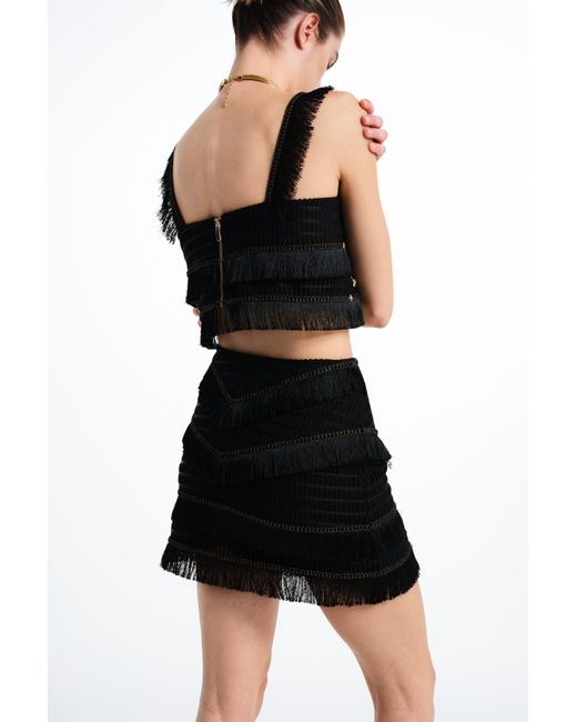 Saint Ones Black Echo Skirt