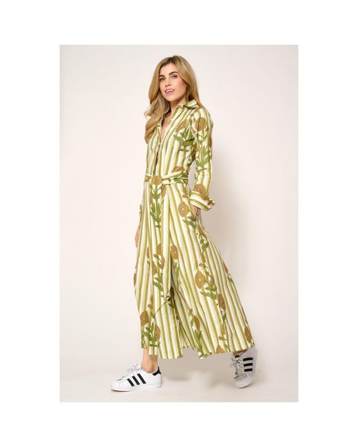 At Last Yellow Cotton Marigold Dress