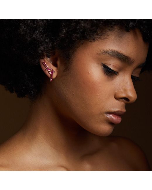 Kasun Pink Lucky Star Earrings
