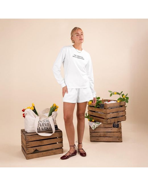 VLD White Beverly Noordermarkt Long Sleeve T-Shirt