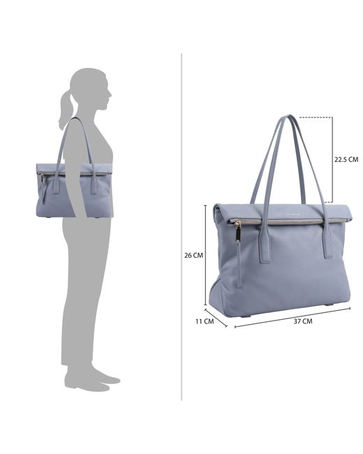 Paul Costelloe Gray Whirlpool Leather Tote Bag