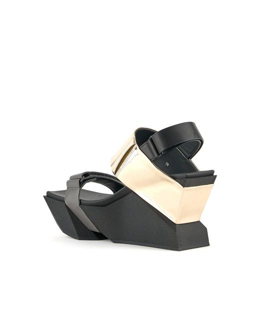 United Nude Black Brutt Sandal