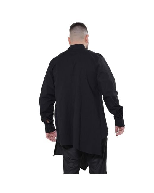 Metamorph Blue Extravagant Long Shirt for men
