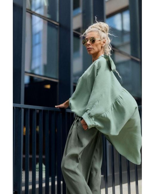Clothes by Locker Room Green Oversized Shirt