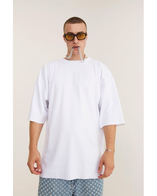 mysimplicated White Oversized T-Shirt for men