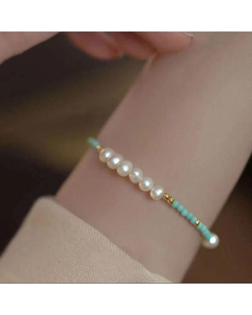 Angel Barocco Metallic Freshwater Pearl Bracelet
