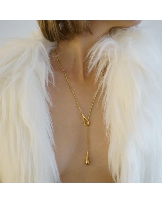 Smilla Brav Metallic Drop Necklace Rita
