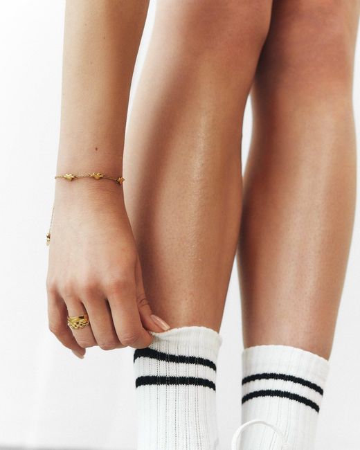 Elk & Bloom Natural Forever Hearts Triple Heart 14K Bracelet