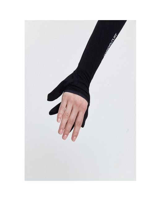 Monosuit Blue Long Sleeve Turtleneck Crop Top
