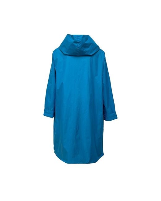Maxjenny Blue Rain Jacket Turquise