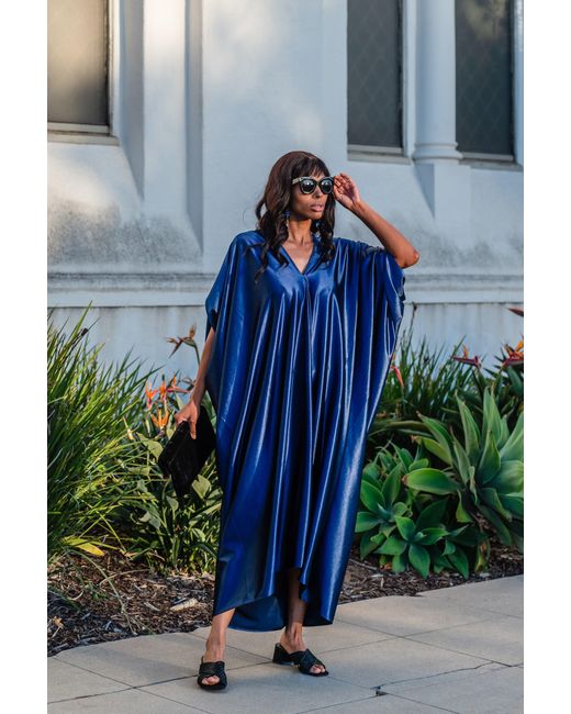 Jennafer Grace Blue Shadow Caftan