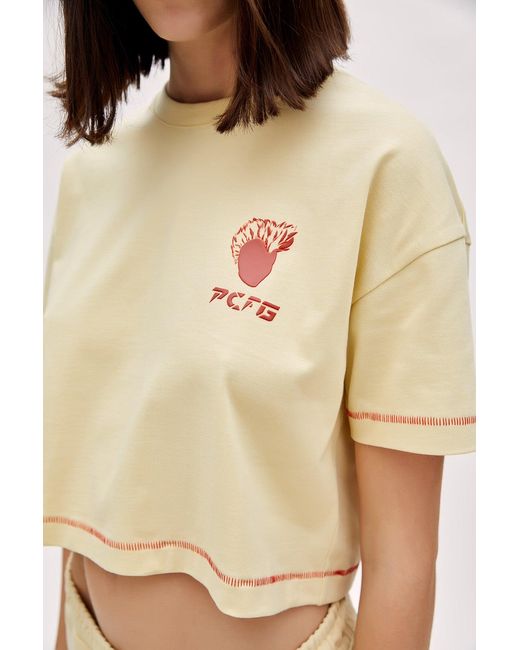 Pcfg Natural Neutrals Crop Tee