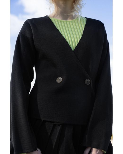 SALANIDA Blue Galante Knitted 100% Merino Blazer