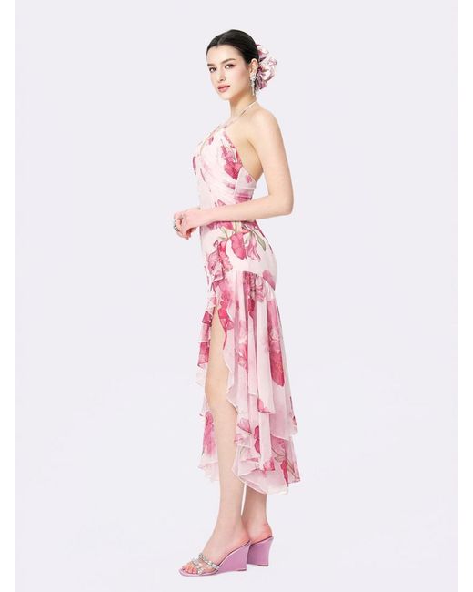 Nana Jacqueline Pink Floral Vivienne Dress