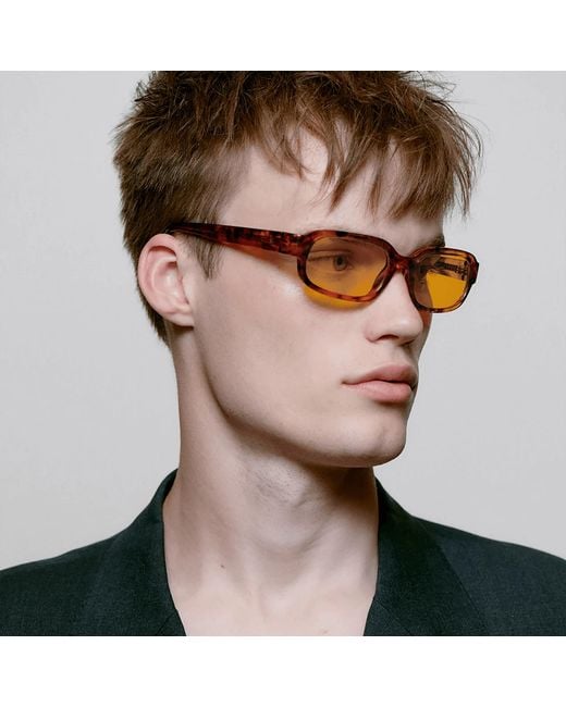 A.Kjærbede Brown Neutrals Will Sunglasses Havana