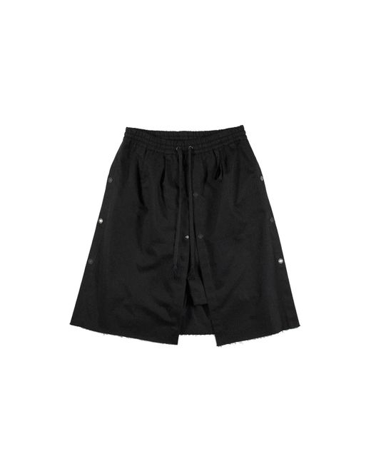 ZSIGMOND Black Core Skorts for men
