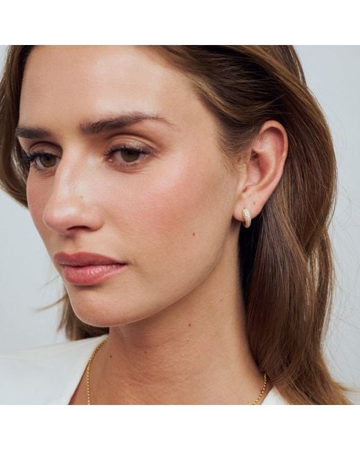 Sif Jakobs Jewellery Metallic Earrings Goccia Circolo