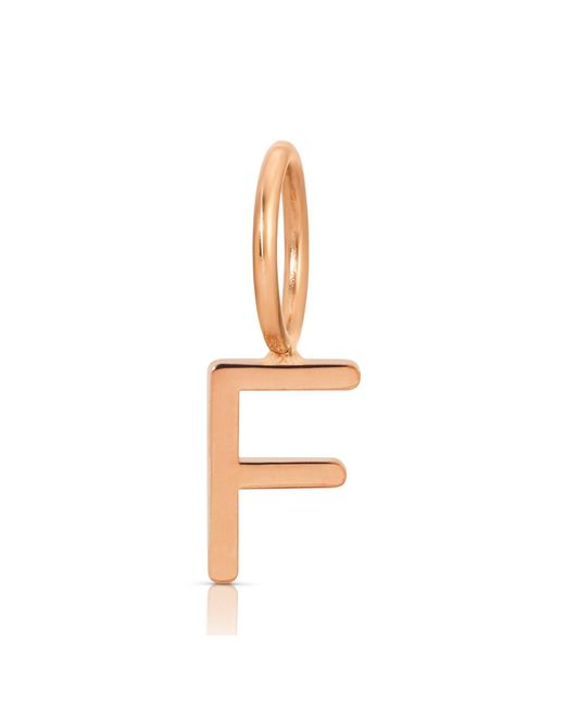 Maya Brenner Metallic Letter Charm