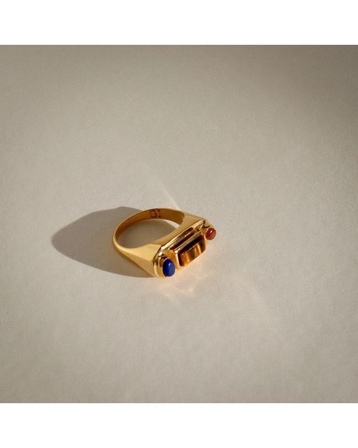 Gem Island Metallic Solis Ring
