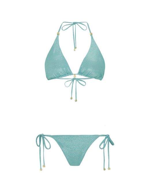 Leyla Maya Ltd Blue Millie Bikini Bottoms