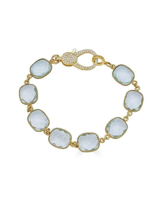 Loni Paul Jewelry Blue Quartz Crystal Bracelet