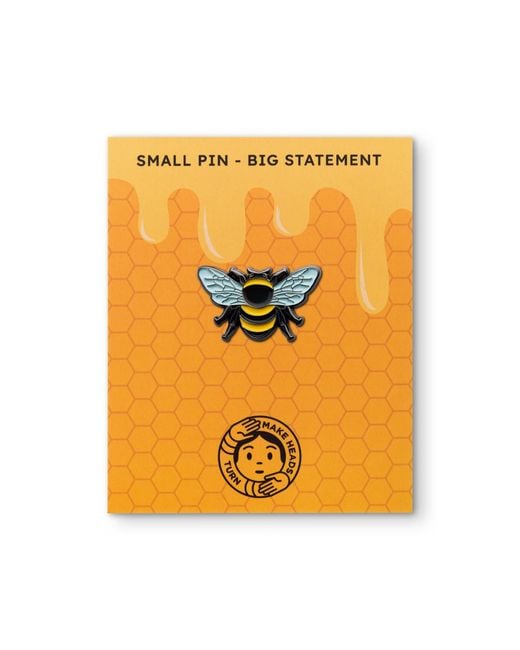 Make Heads Turn Multicolor Enamel Pin Bumblebee