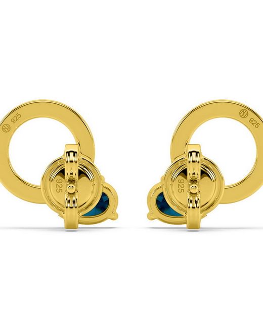 Onia Metallic Sapphire Donut Studs
