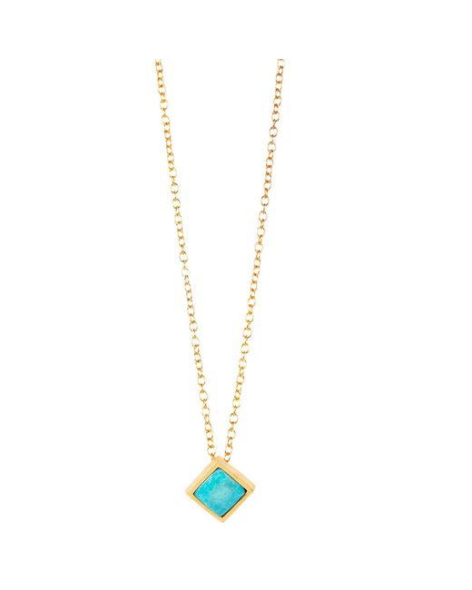 Christina Greene Metallic Lavalliere Necklace