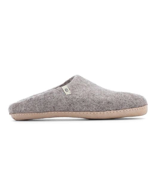 Egos Gray Natural Slipper