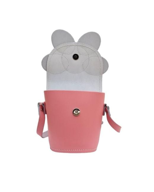 Zatchels Multicolor Handmade Leather Daisy Barrel Bag