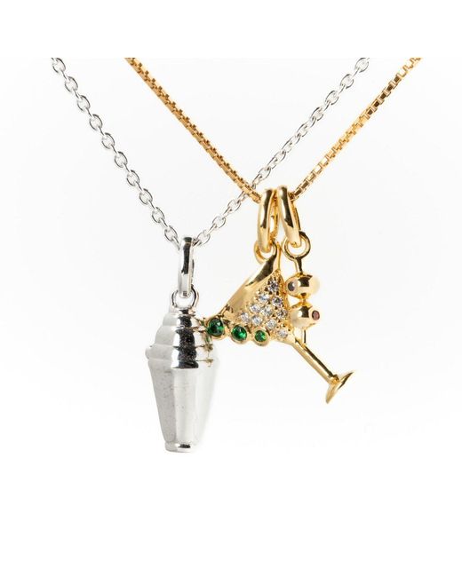 Belinda Jewelz White Shaker Bottle Charm