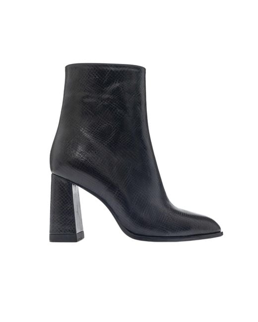 Prologue Shoes Blue Jewel Cilt High Heel Boot