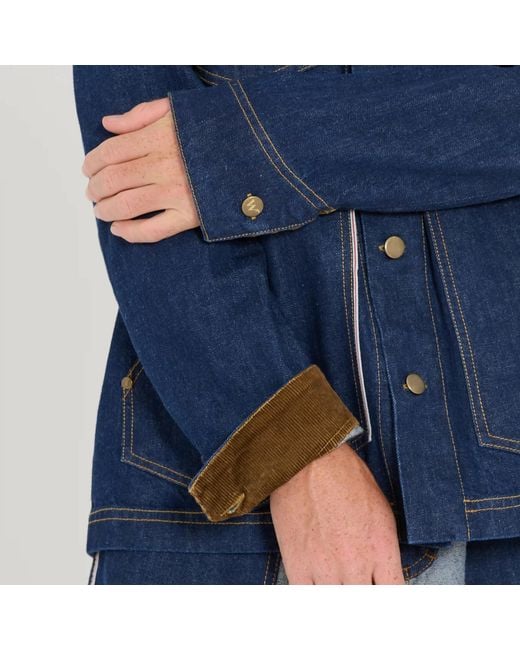 Win Out Blue Workwear Denim Jacket for men