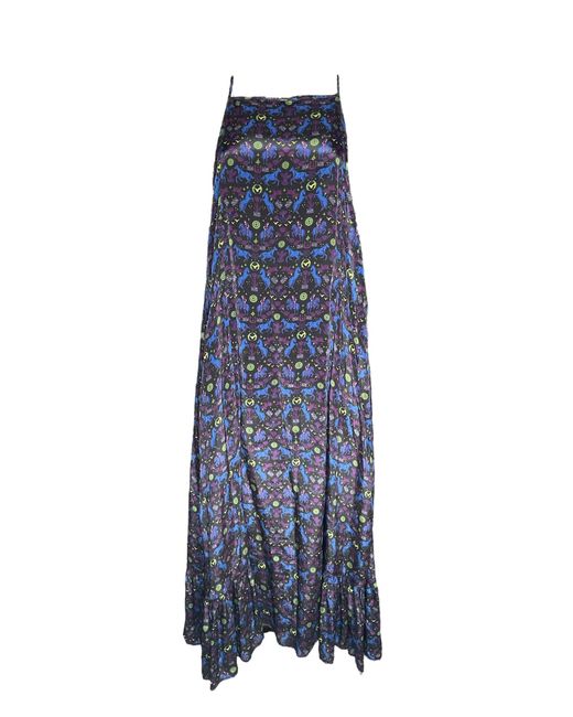 Any Old Iron Blue Soft Mini Rider Adjustable Dress