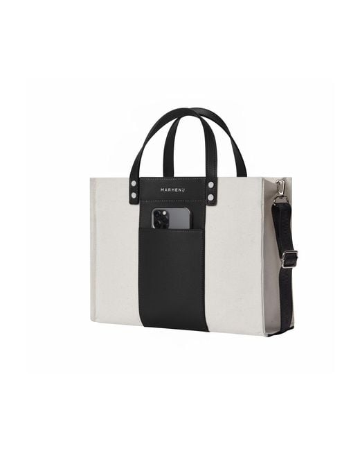 MARHEN.J Black Canvas Shoulder Bag
