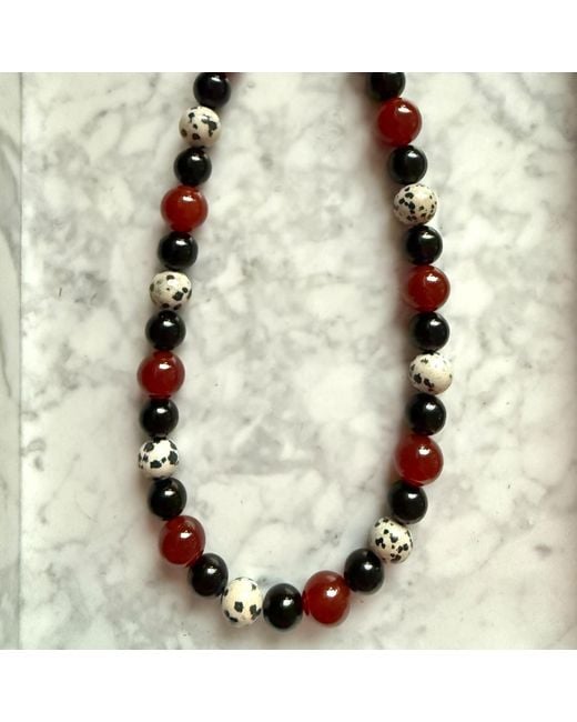 Larsuu Black Midnight Flame Necklace