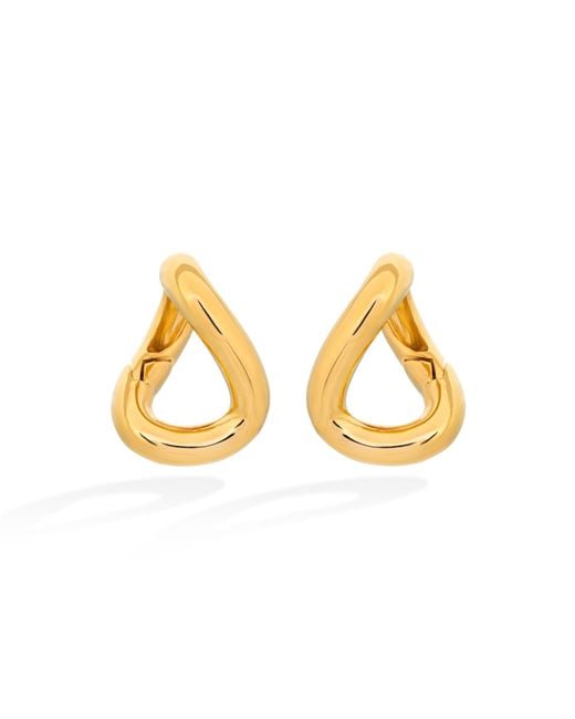 Shabella Nyc Metallic Bold Twirl Earrings