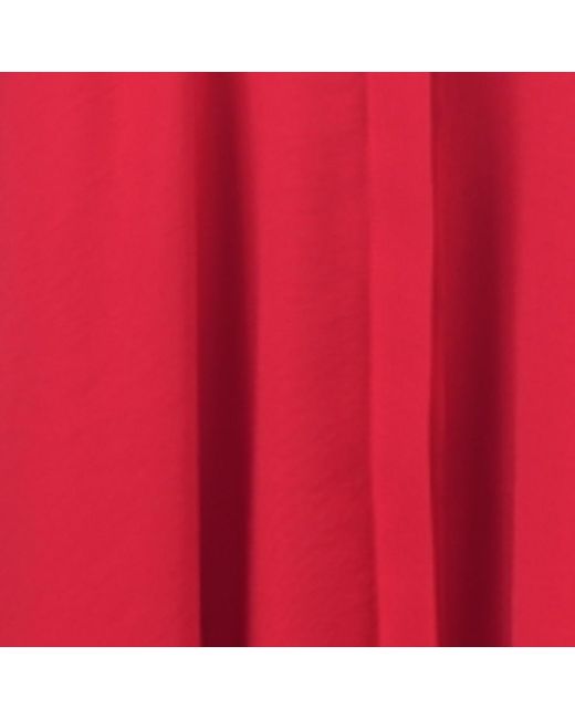 ALINA CERNĂTESCU Red Patty Sustainable Viscose Midi Dress With Pockets And Textile Belt