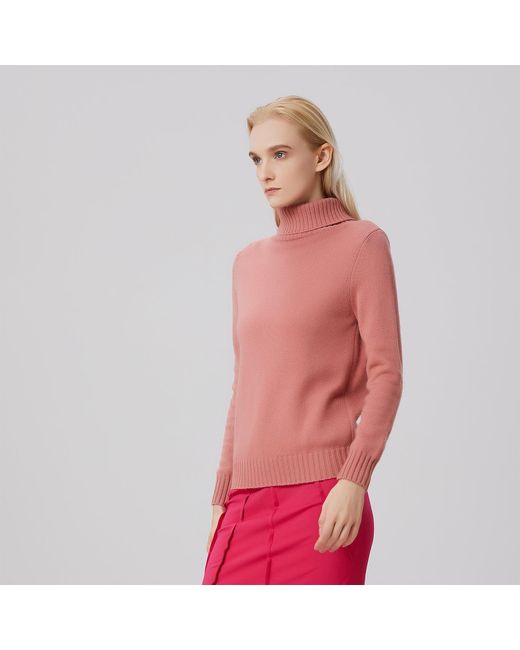 Smart and Joy Red Turtle Neck Jumper